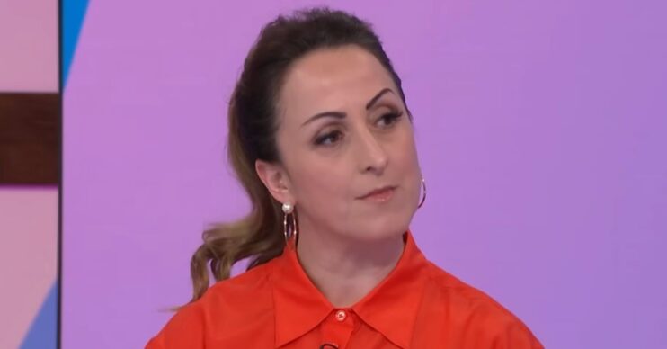 Natalie Cassidy frowning
