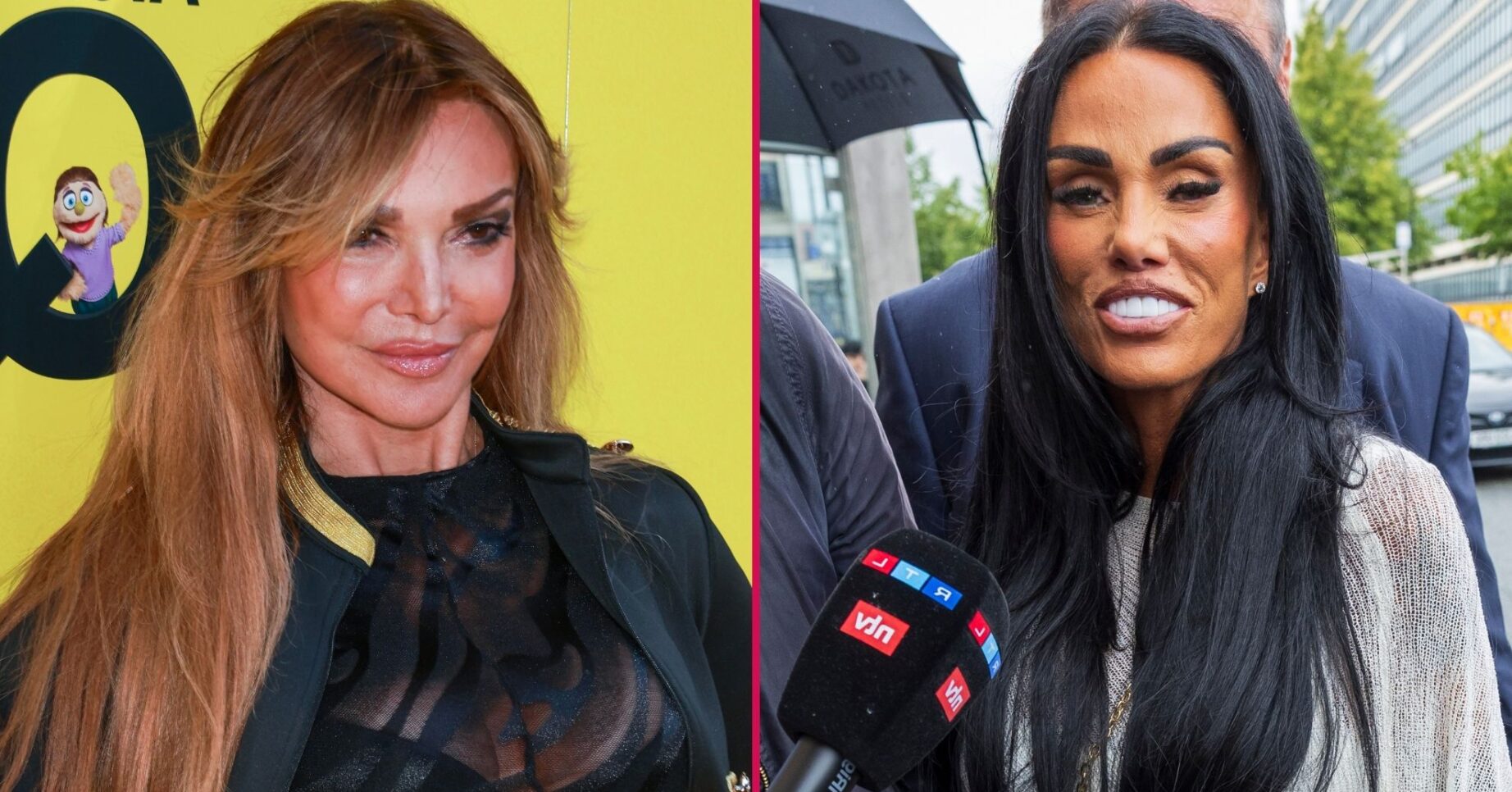 Lizzie Cundy and Katie Price