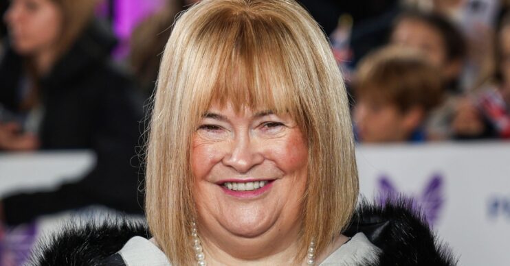 Susan Boyle posing