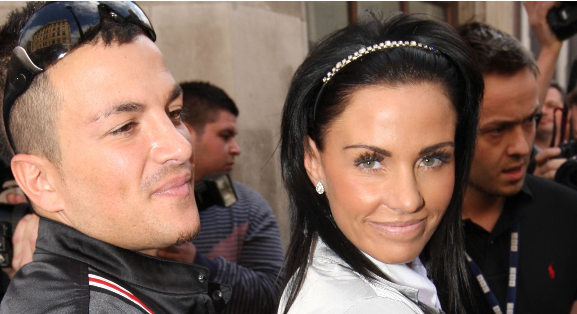 Katie Price and Peter Andre
