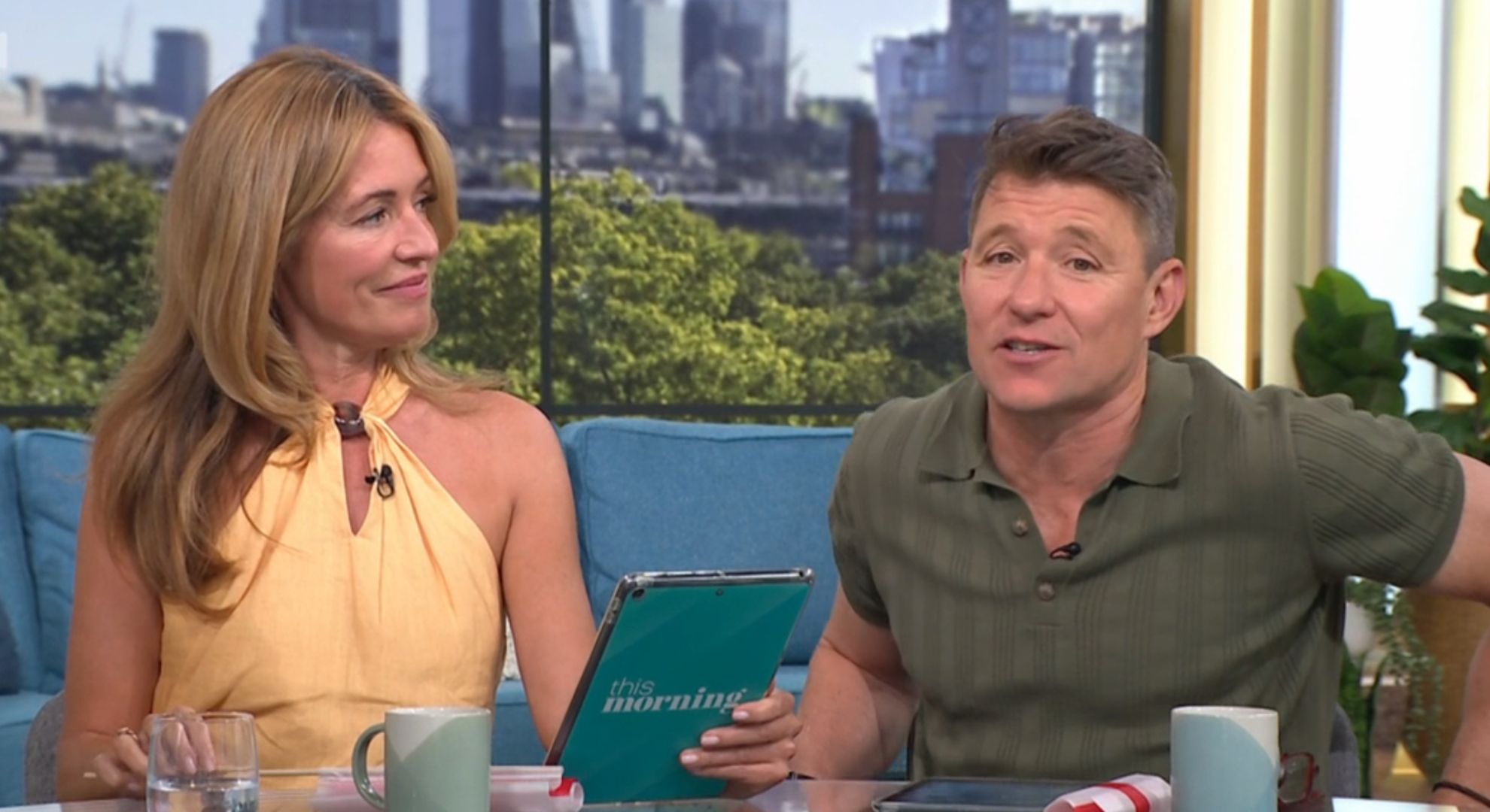 Ben Shephard and Cat