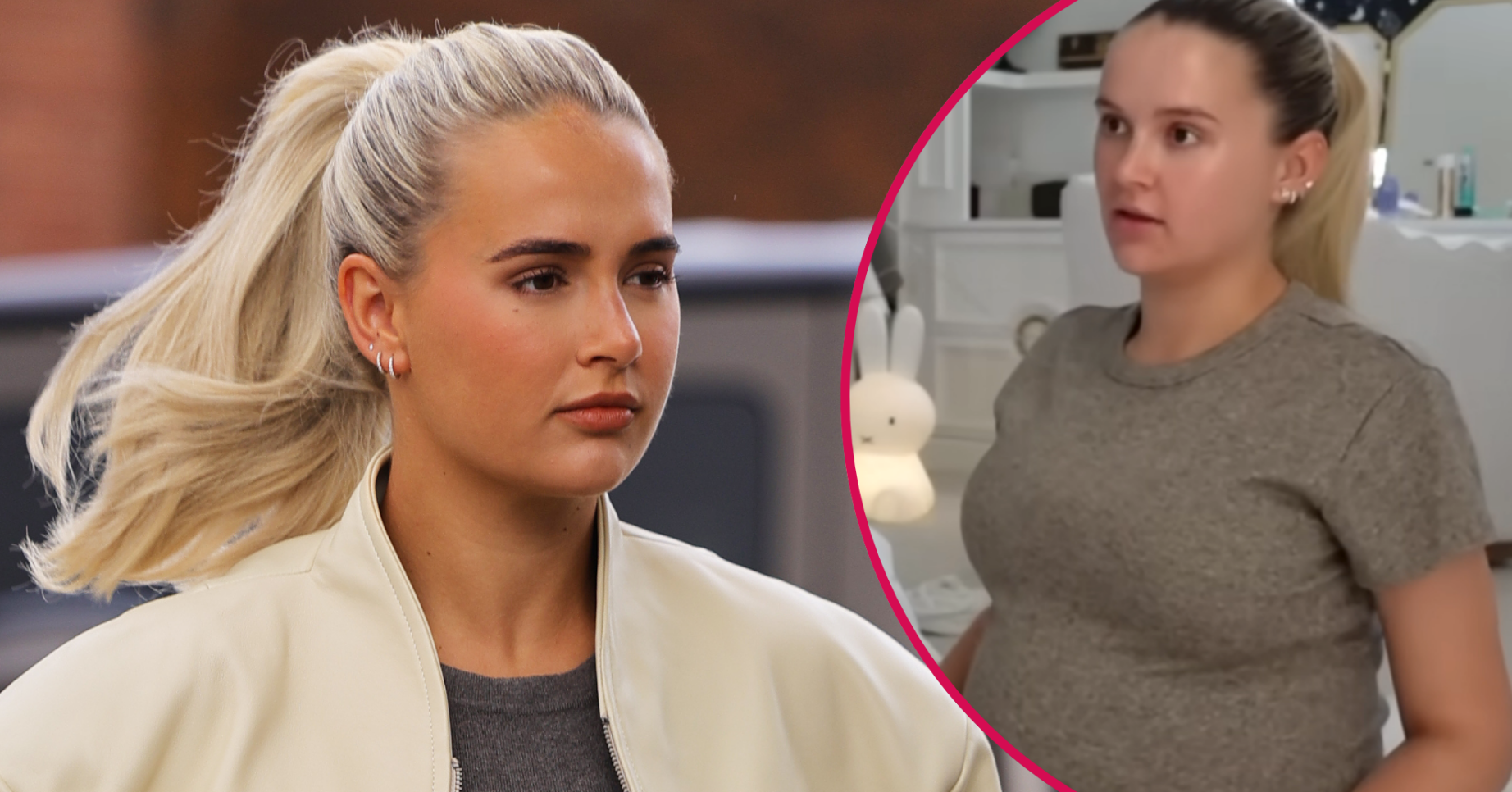 Molly-Mae Hague looking glam and at home with her baby bump