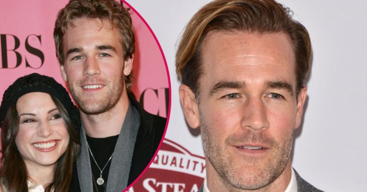 James Van Der Beek with his ex-wife