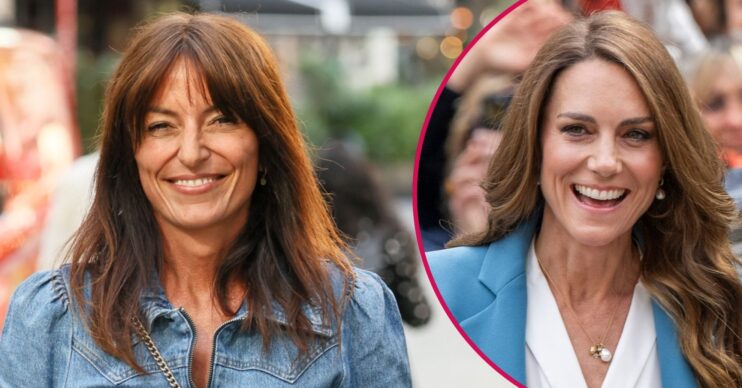 ED composite of Davina McCall and Princess Kate smiling at different events