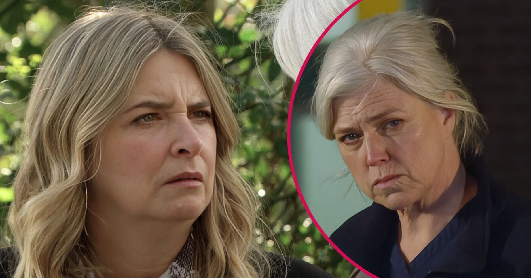 Charity and Dr Todd in Emmerdale split image (Credit: ITV)