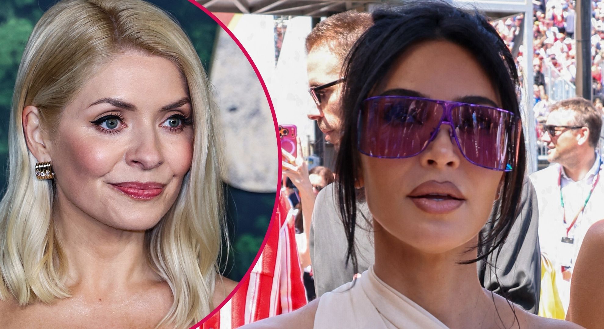 Holly Willoughby shares message with Kim Kardashian after unlikely duo got ‘caught up’ together in Monaco F1 ‘stampede’