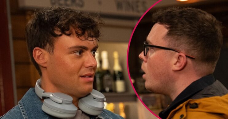 Lewis and Vinny in Emmerdale (Credit: ITV)