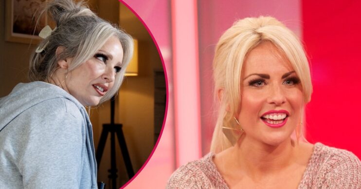Kylie in Emmerdale and Pippa Fulton split pic (Credit: ITV/ Steve Meddle/Shutterstock/Shutterstock)