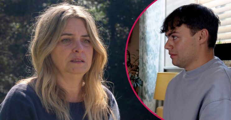 Charity and Lewis in Emmerdale (Credit: ITV)