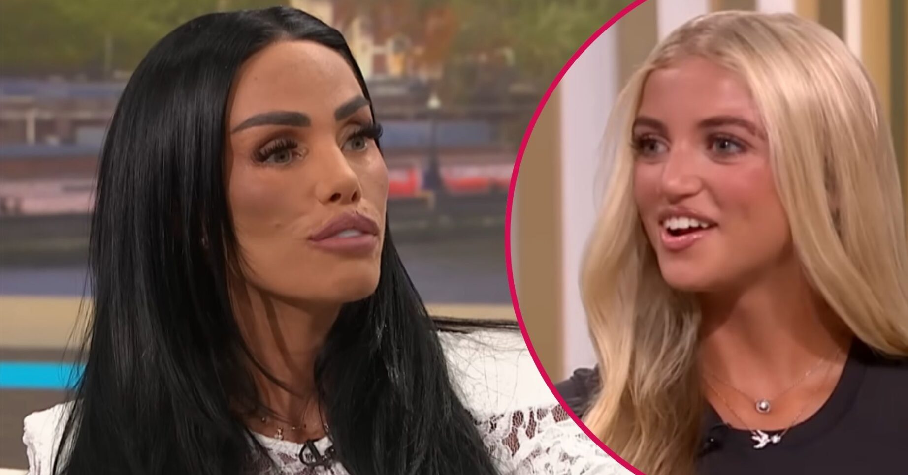 ED composite of Katie Price and daughter Princess on GMB and This Morning