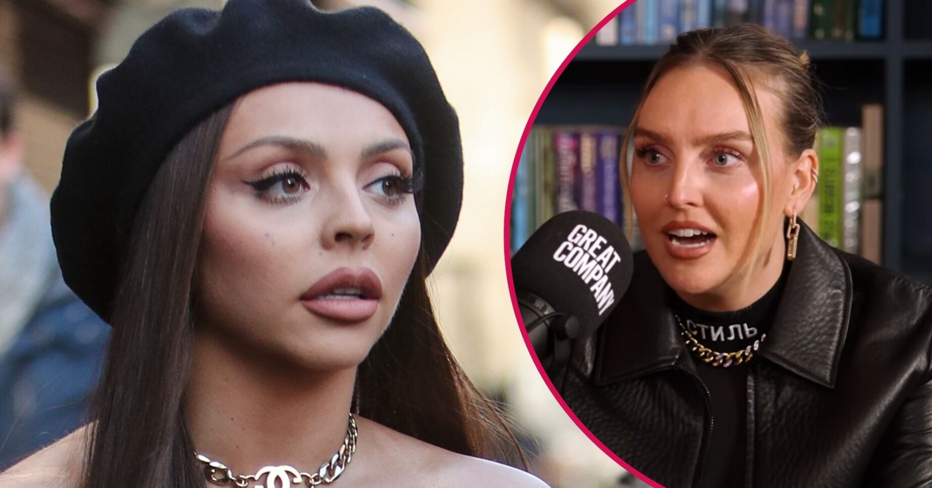 Jesy Nelson and Perrie Edwards