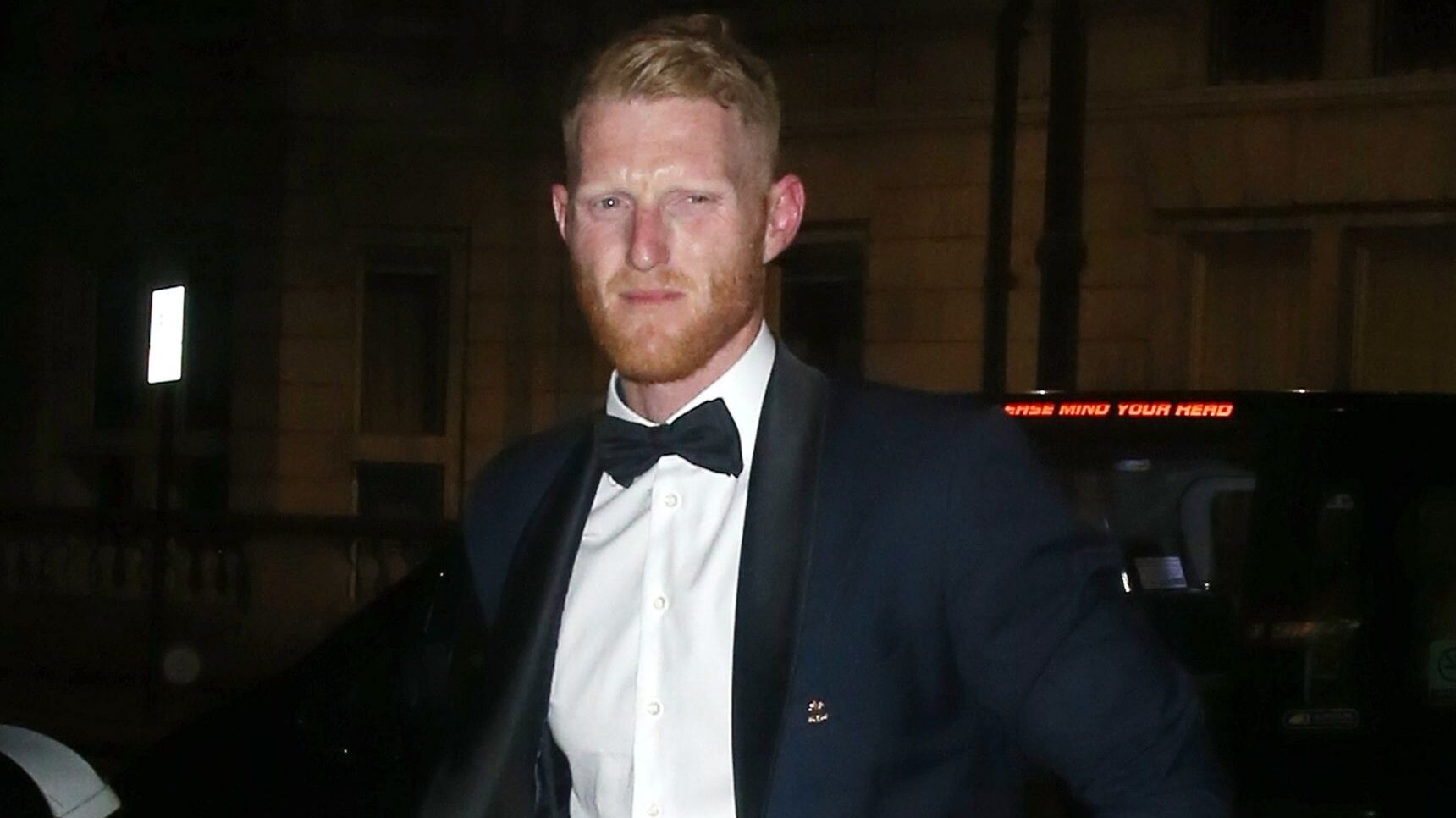 Ben Stokes in a tuxedo