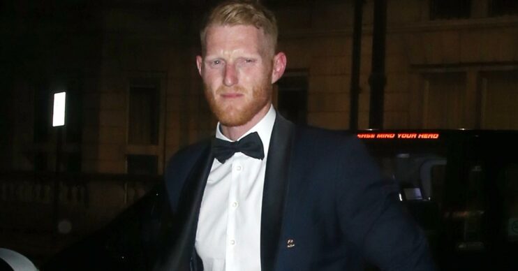 Ben Stokes in a tuxedo