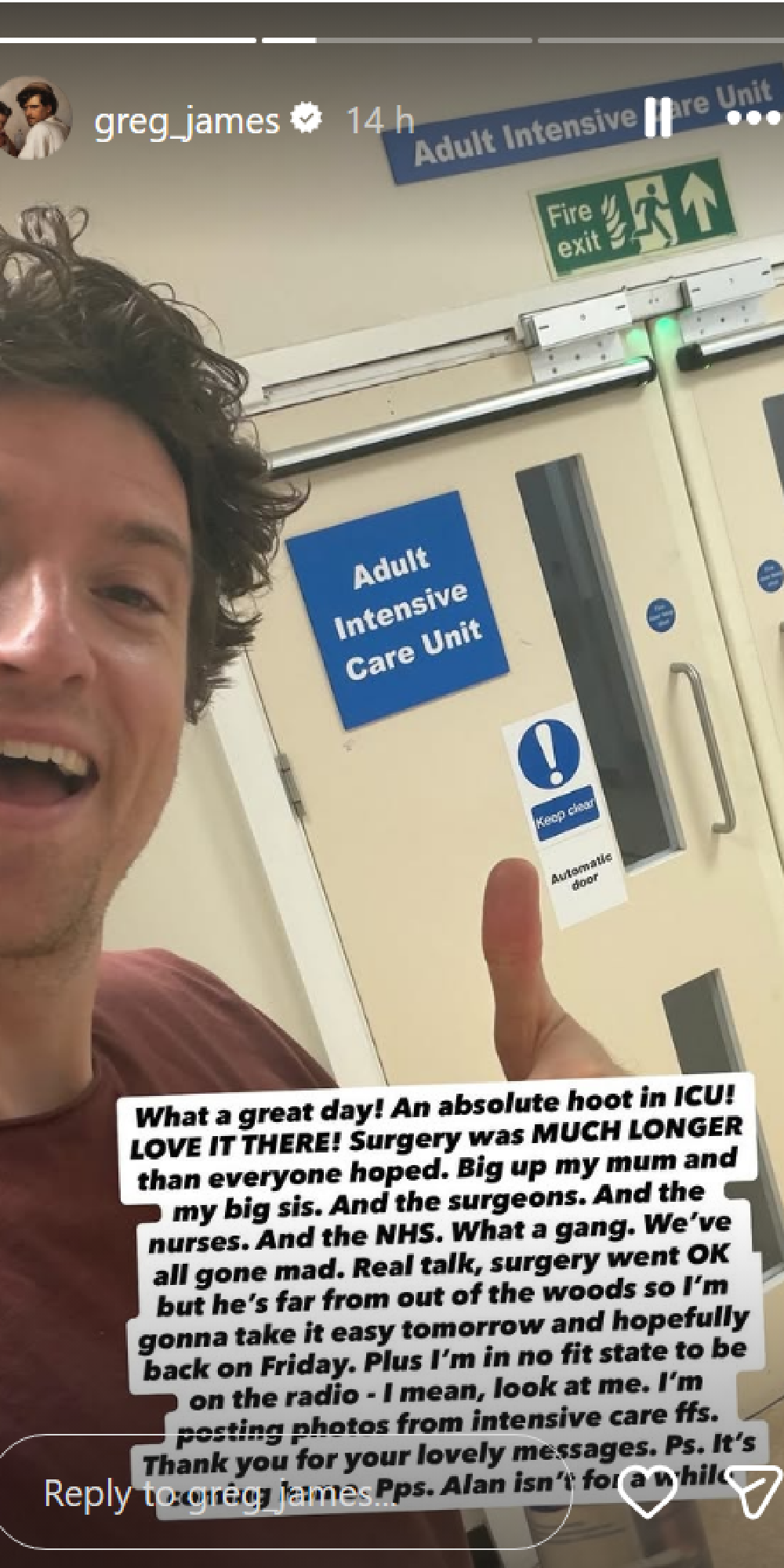 Greg James on Instagram