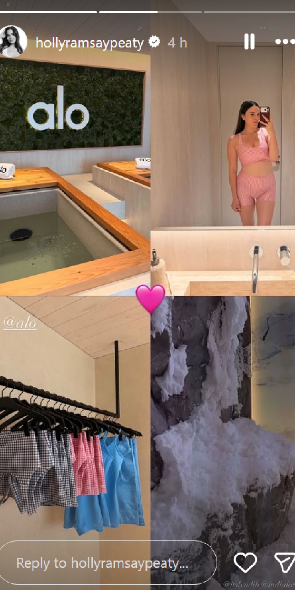 Holly Ramsay shares Instagram post