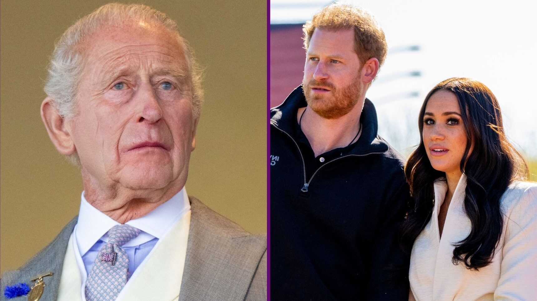 King Charles, Prince Harry and Meghan Markle