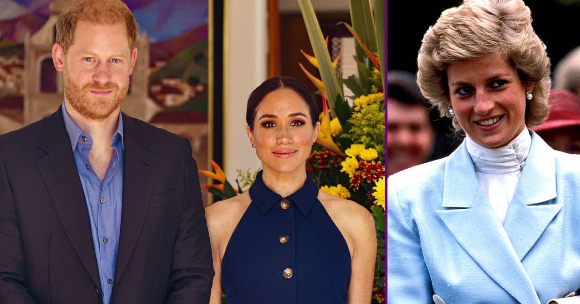 Prince Harry, Meghan Markle and Princess Diana