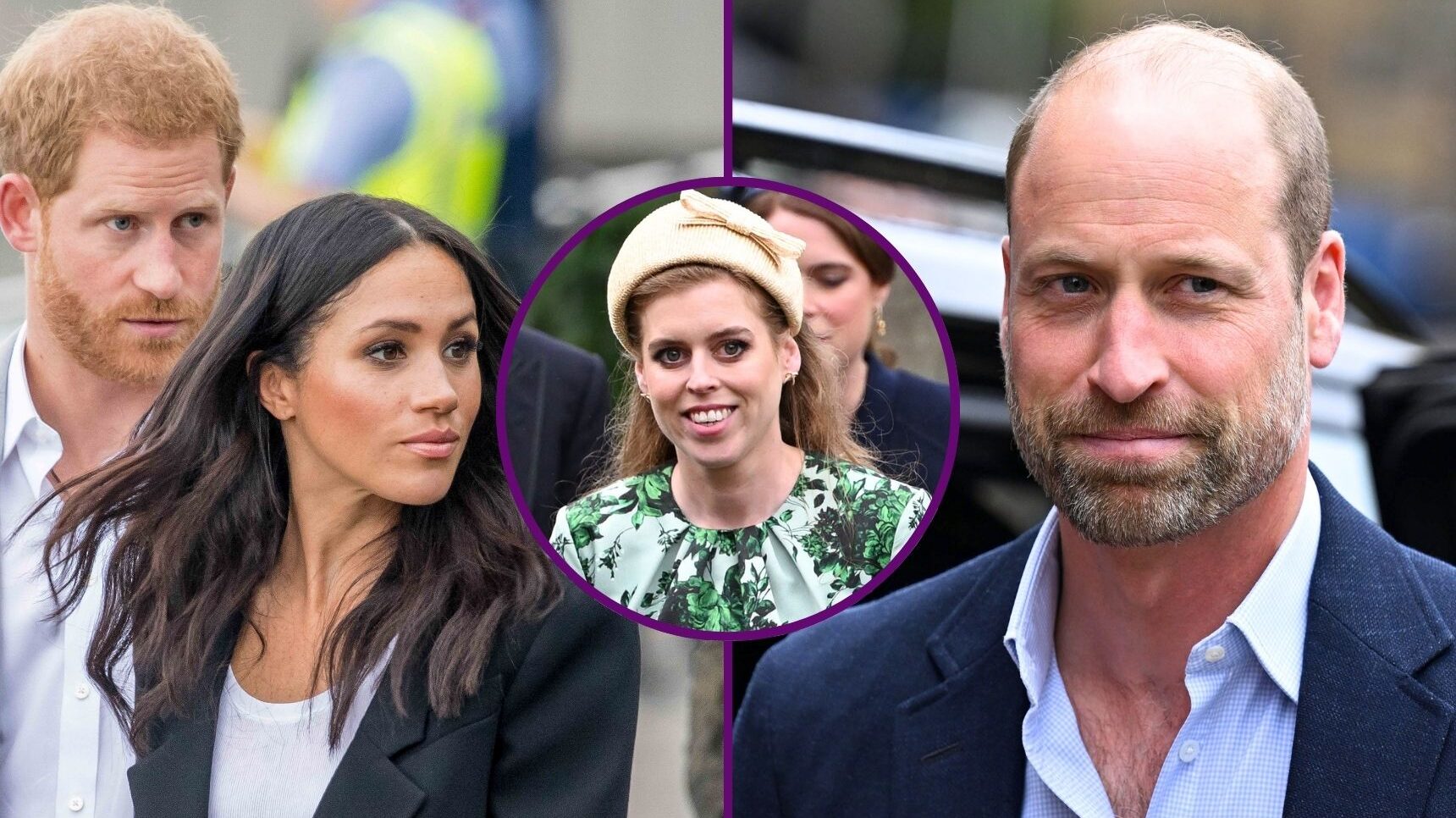 Harry, Meghan, Beatrice, William