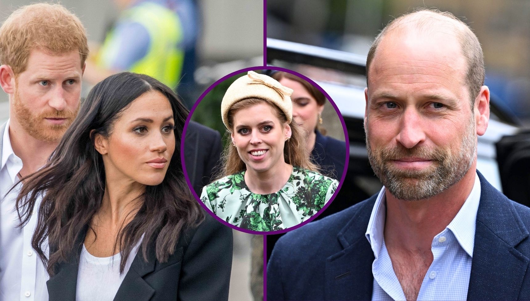 ‘Disturbed’ Harry and Meghan issue warning to Princess Beatrice over snaps of her ‘kissing up’ to William