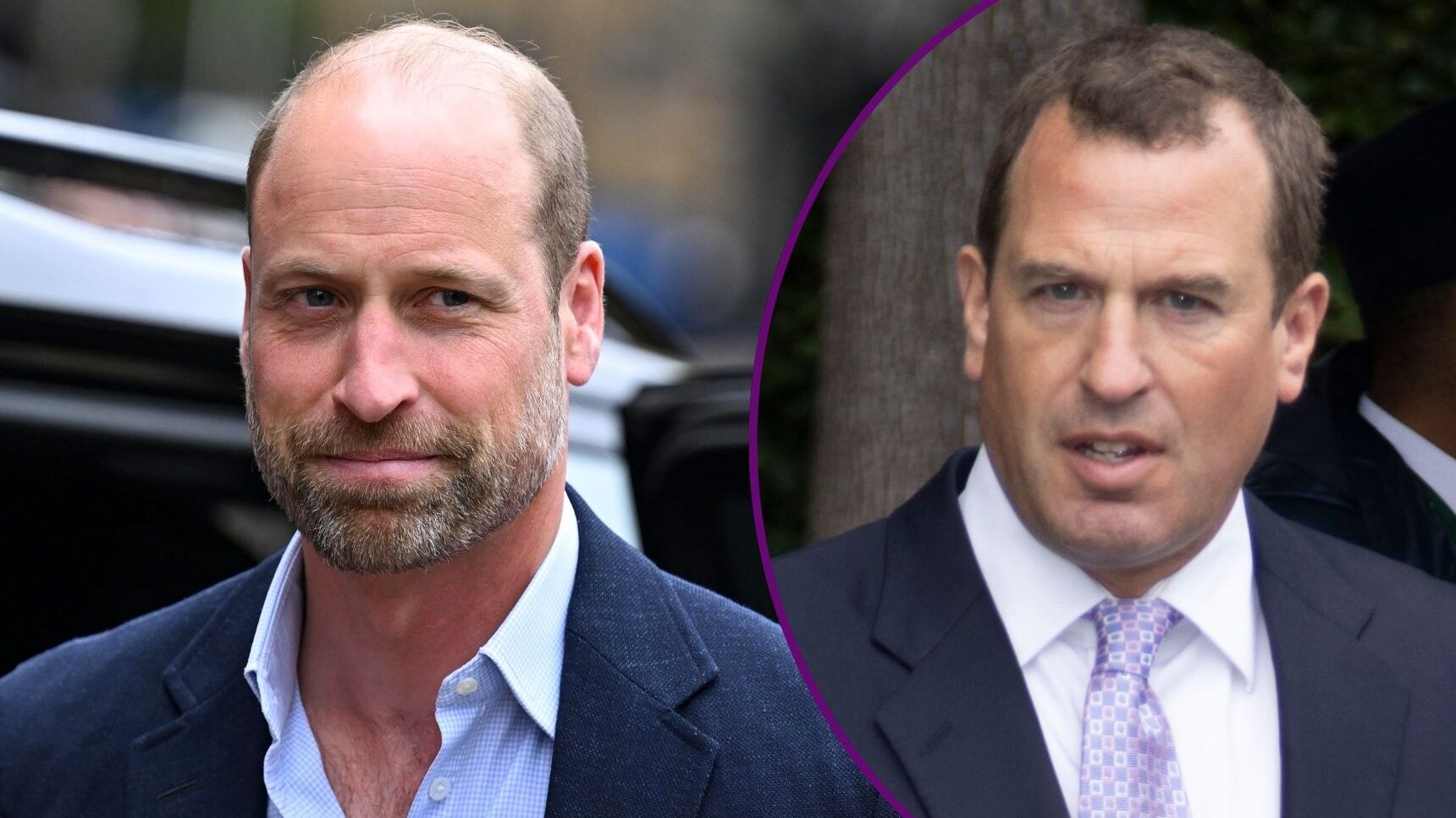 ED composite of Prince William and Peter Phillips