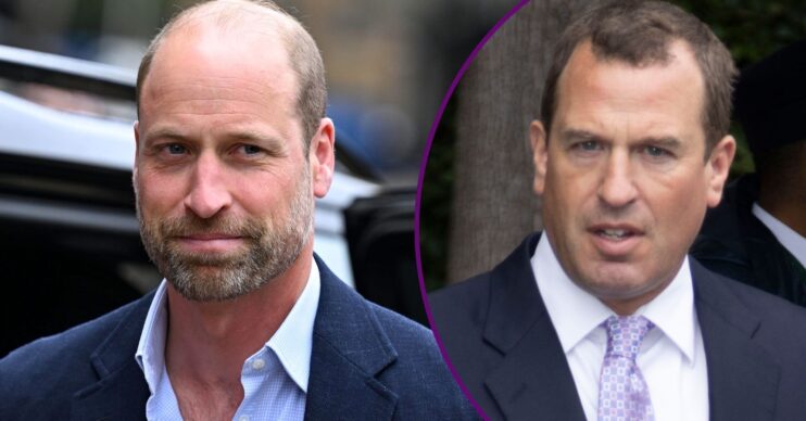 ED composite of Prince William and Peter Phillips
