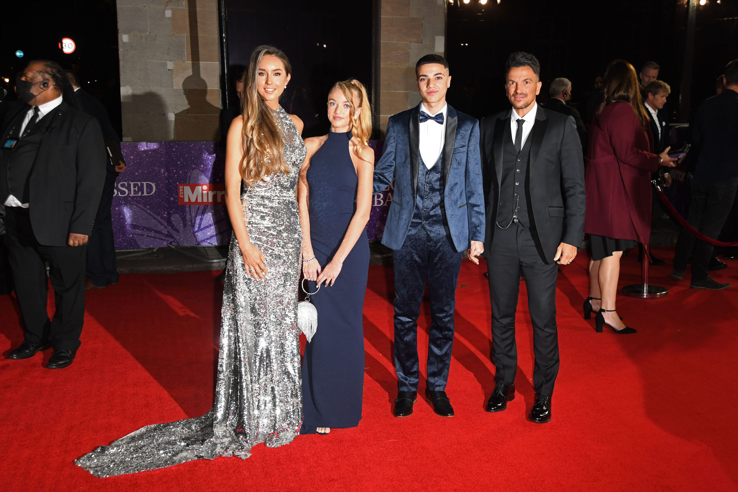 Emily Andre, Princess, Junior, and Peter Andre 