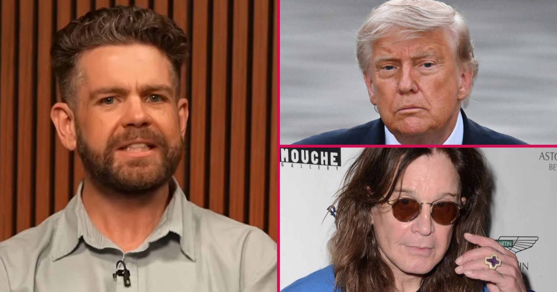 Jack Osbourne, Donald Trump and Ozzy Osbourne