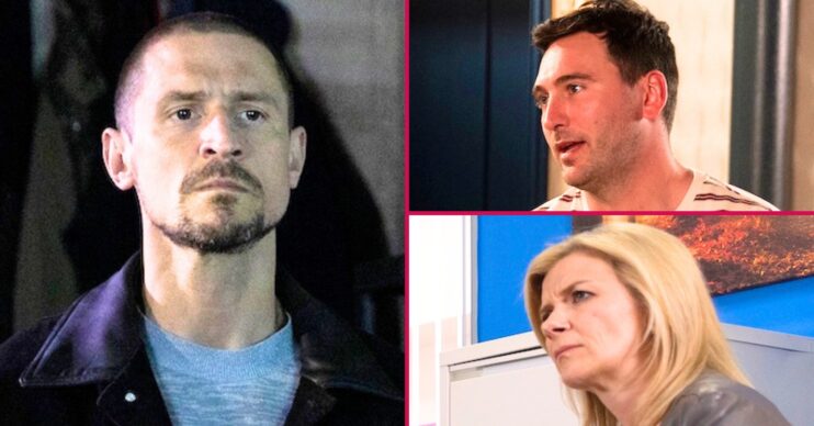Coronation Street's Carl, Kit, Leanne