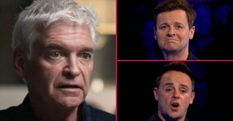 Phillip Schofield and Ant and Dec
