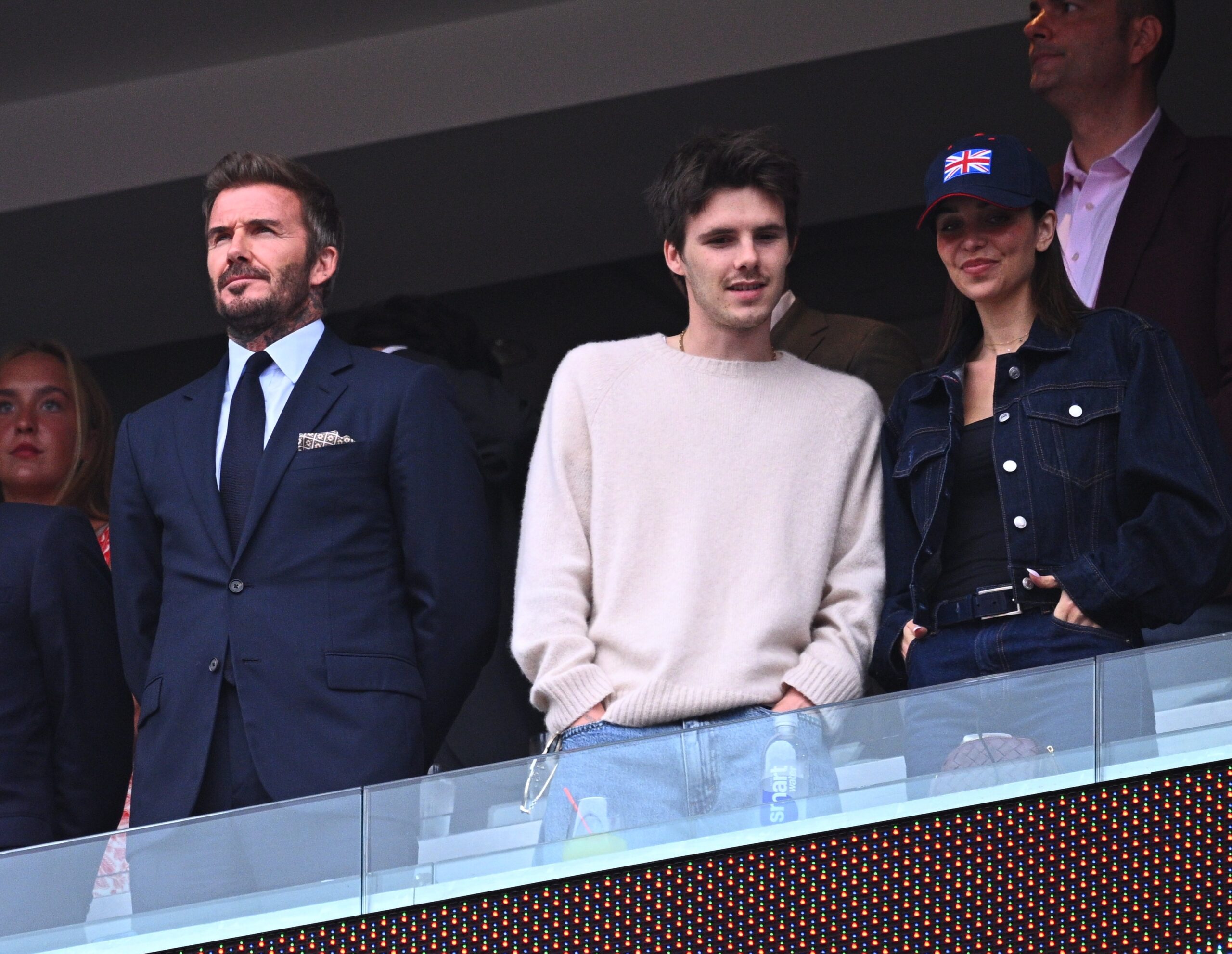 David Beckham, Cruz, and Jackie Apostle 