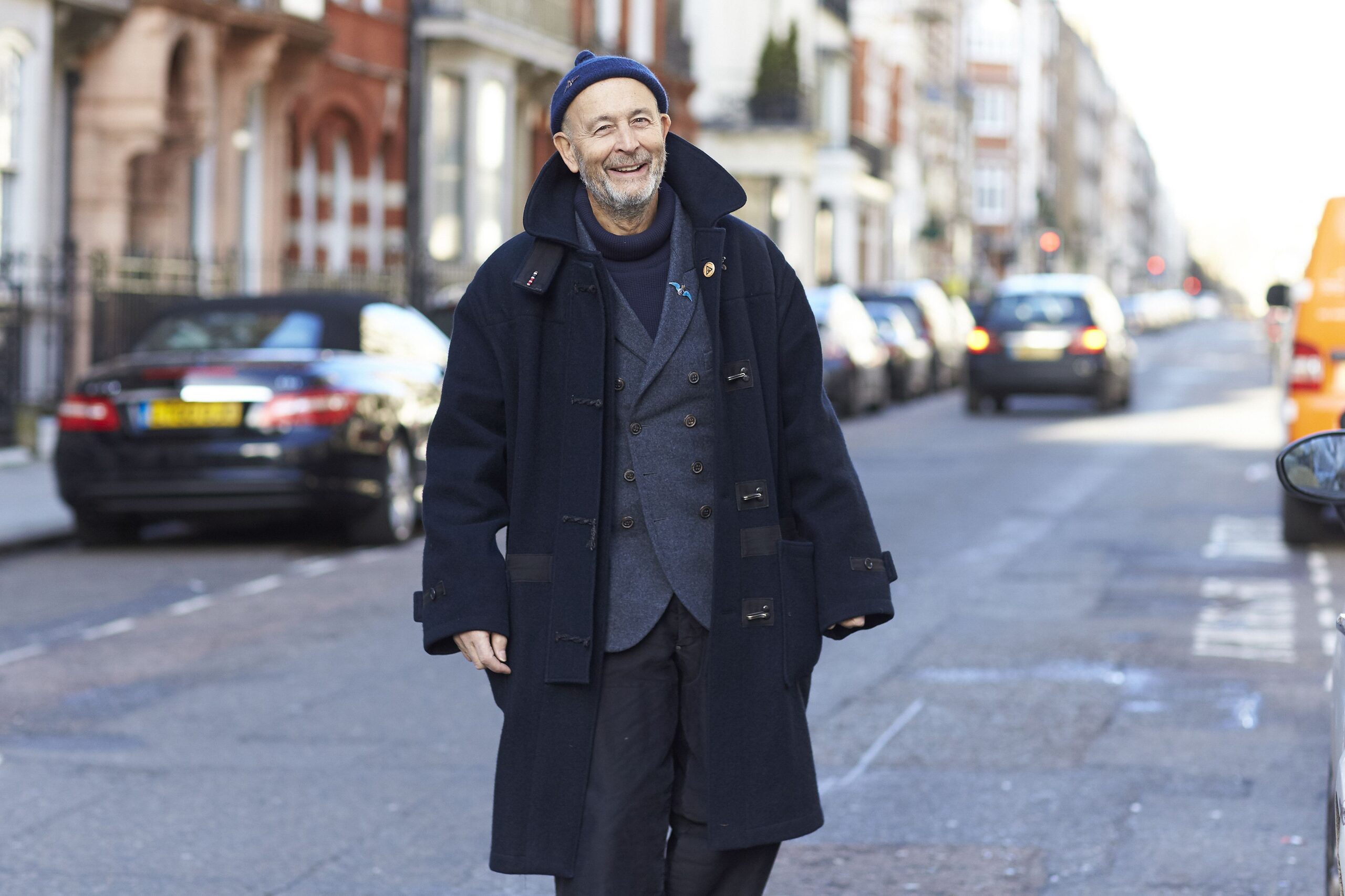 Nigel Cabourn smiling