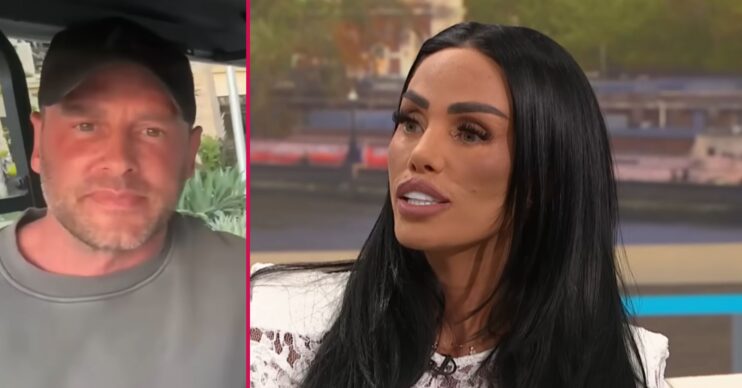 ED composite of Lee Andrews and Katie Price on GMB