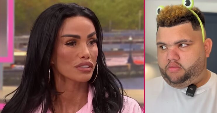ED composite of Katie Price on GMB and Harvey on YouTube channel