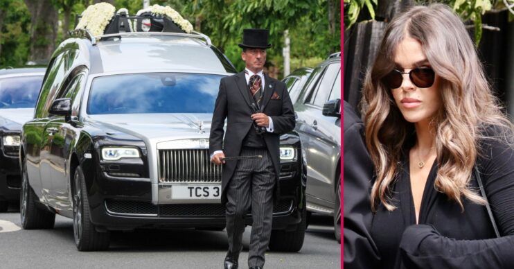 ED composite of Jake Hall's funeral and Chloe Lewis' appearance
