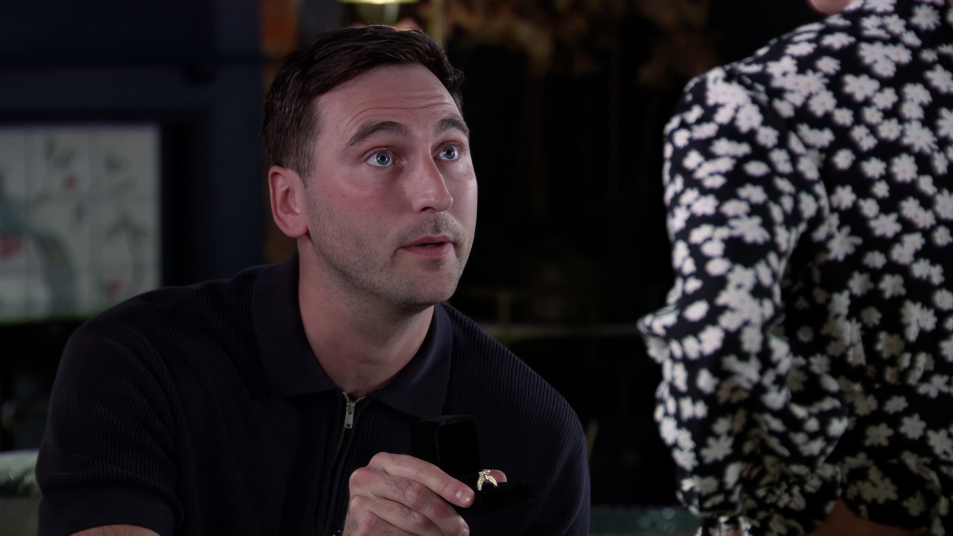 Kit proposing to Sarah in Coronation Street