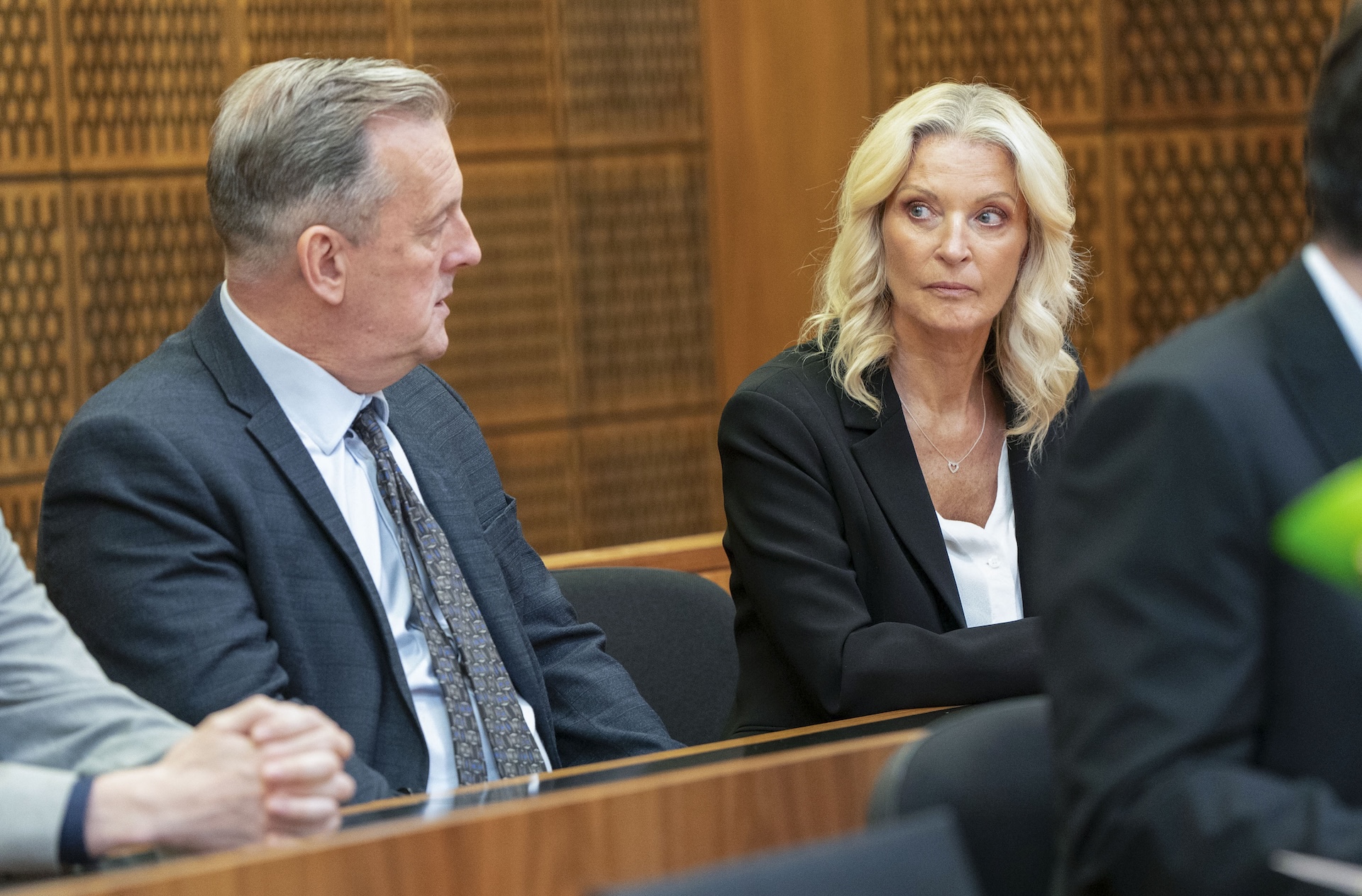 Harvey and Kathy in court in EastEnders
