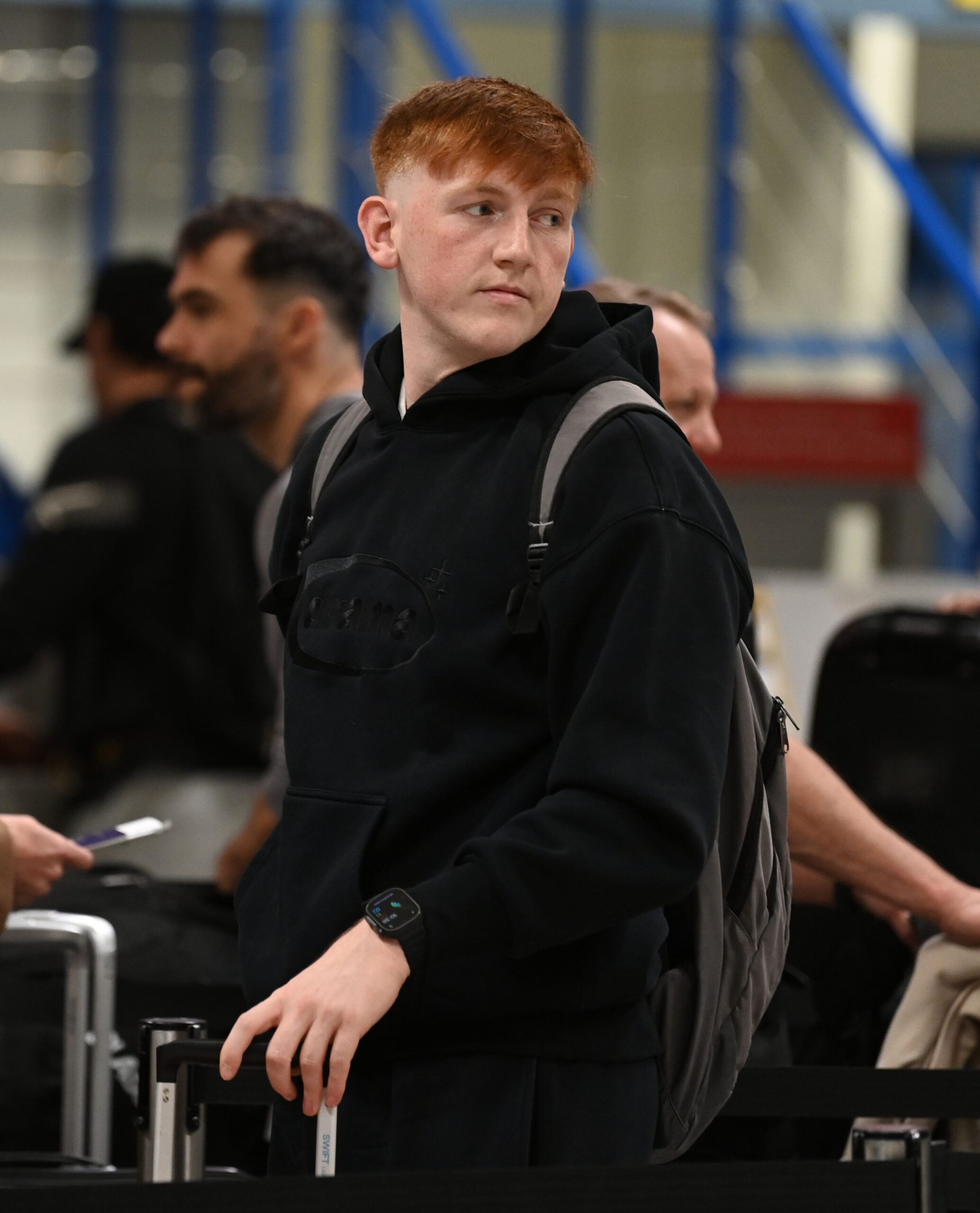 Angry Ginge at the airport