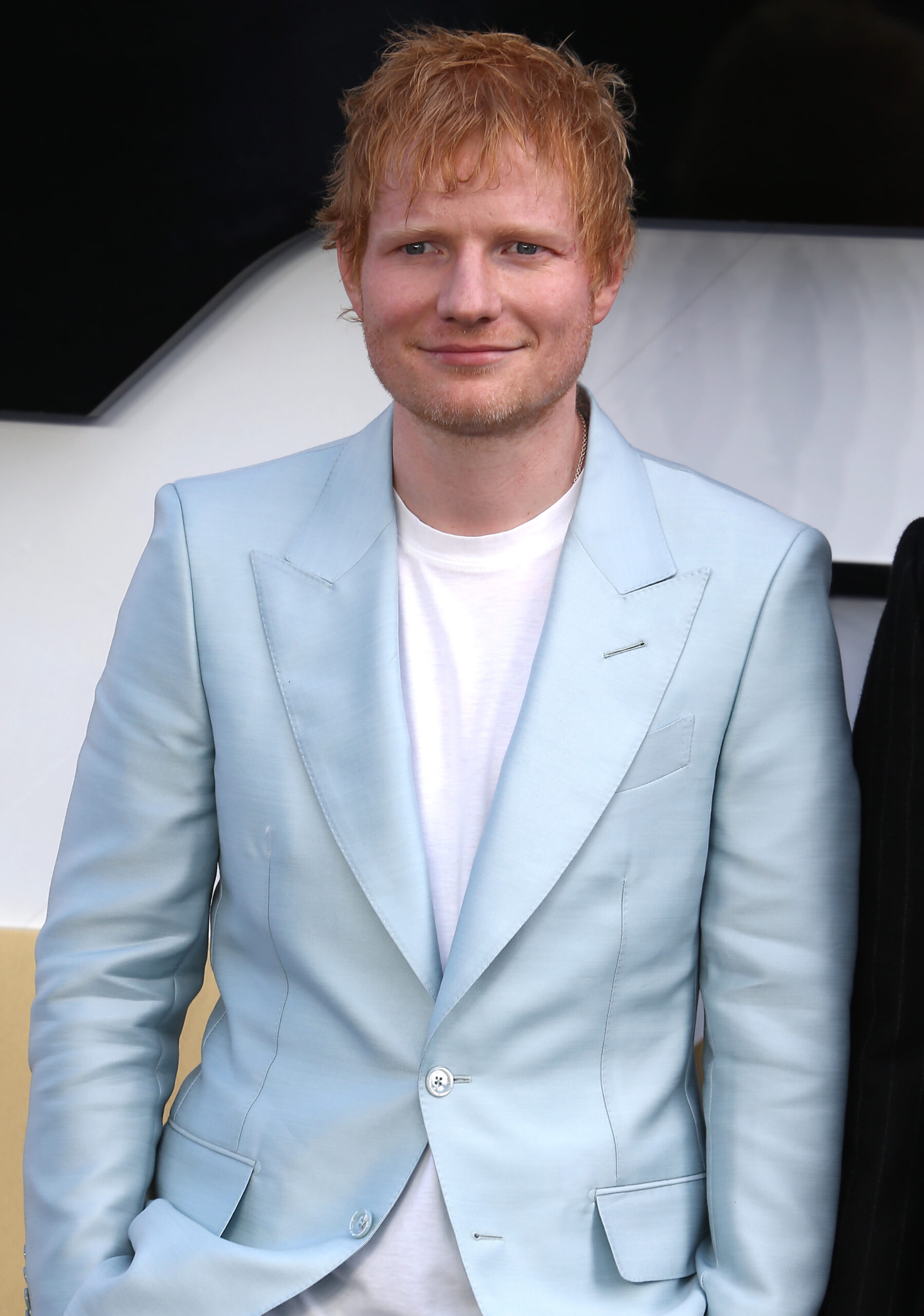Ed Sheeran smiling
