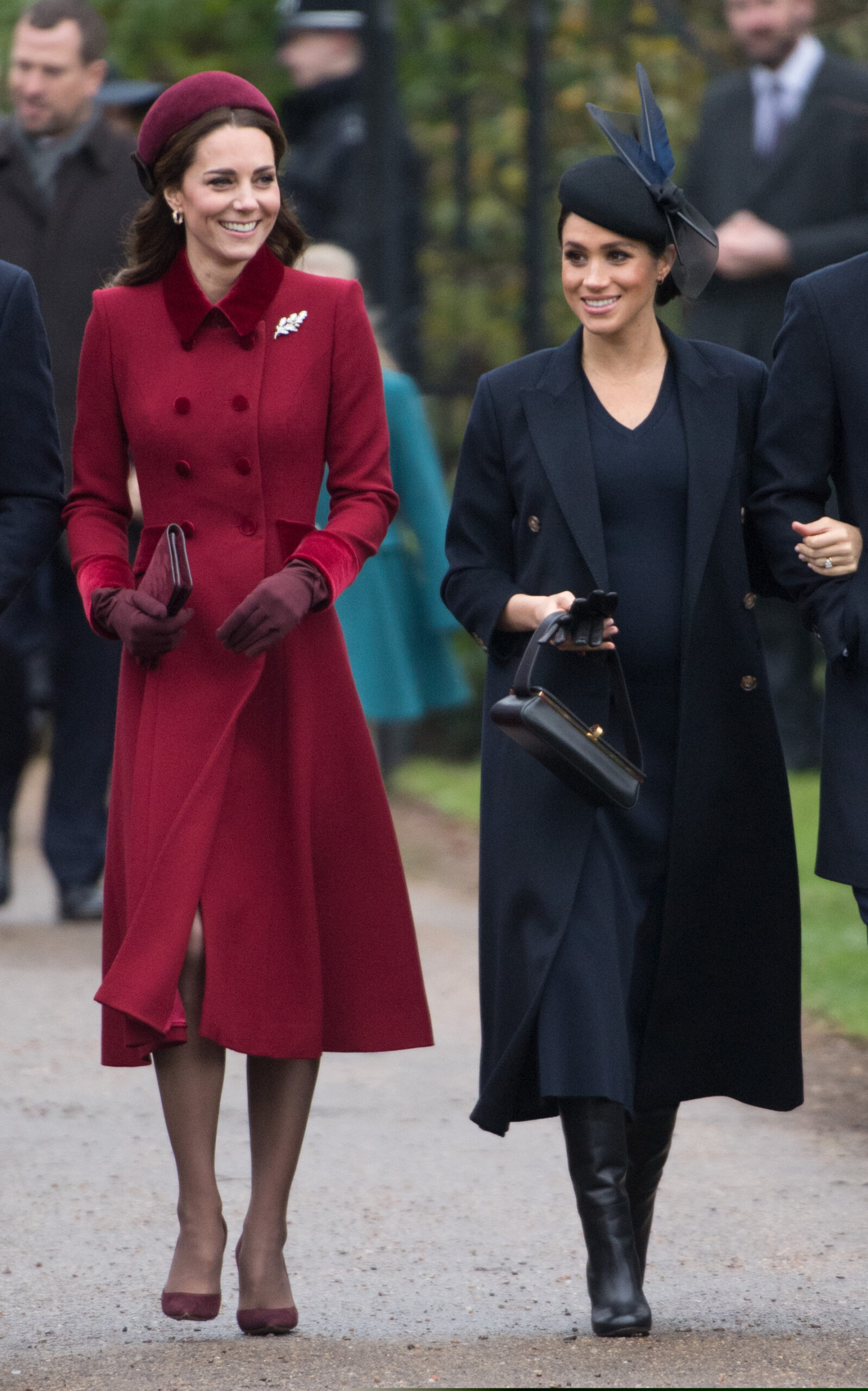 Princess Kate and Meghan Markle walking together