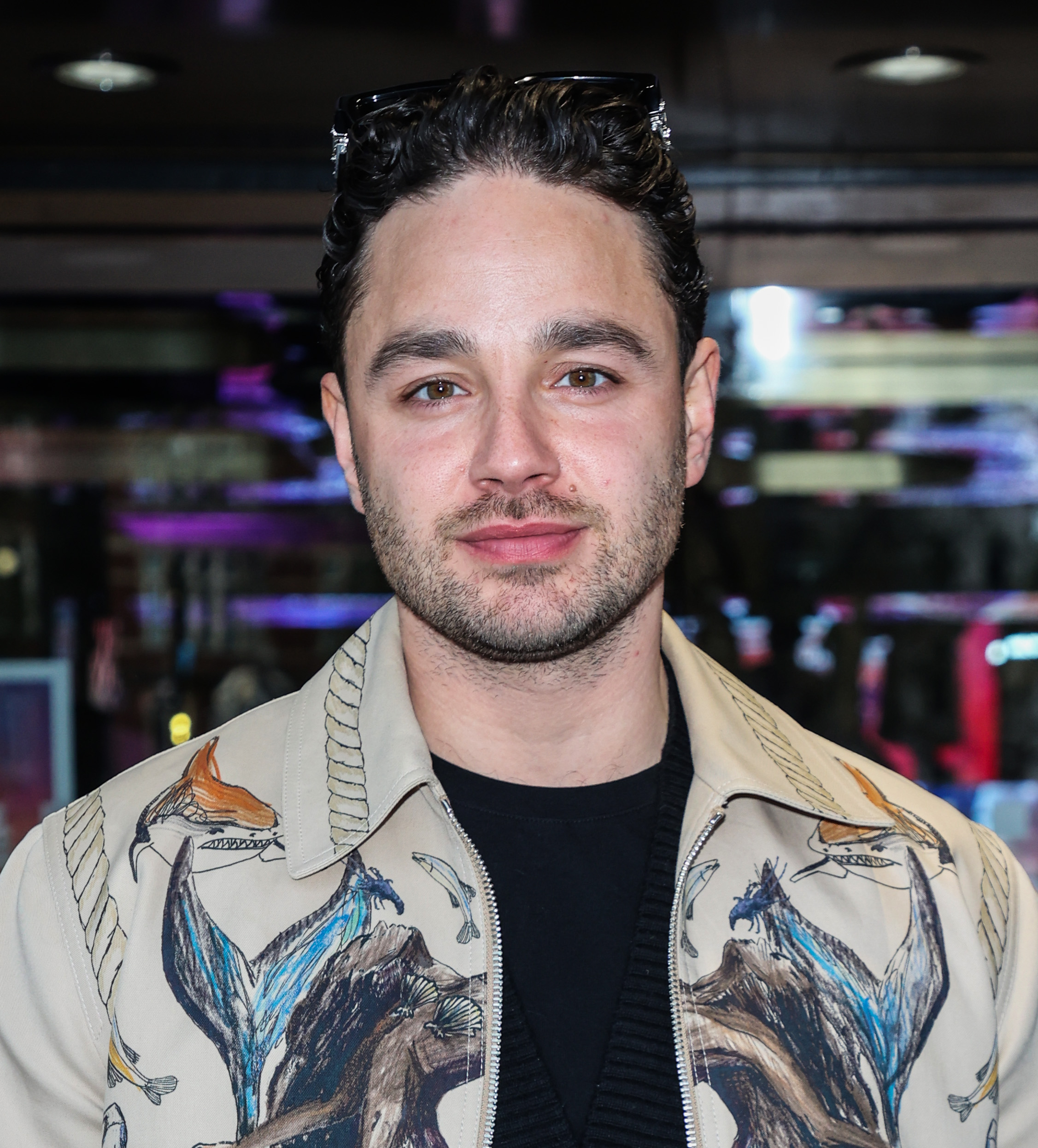Adam Thomas looking in front