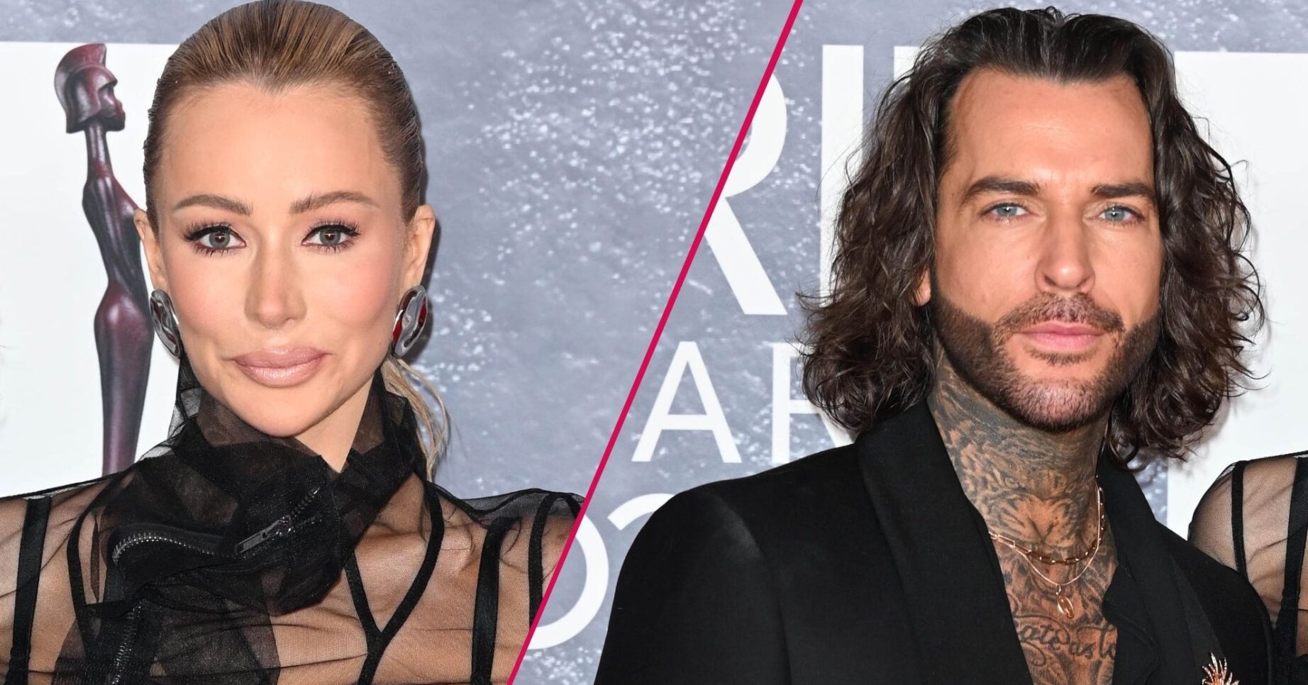 Olivia Attwood and Pete Wicks on the red carpet