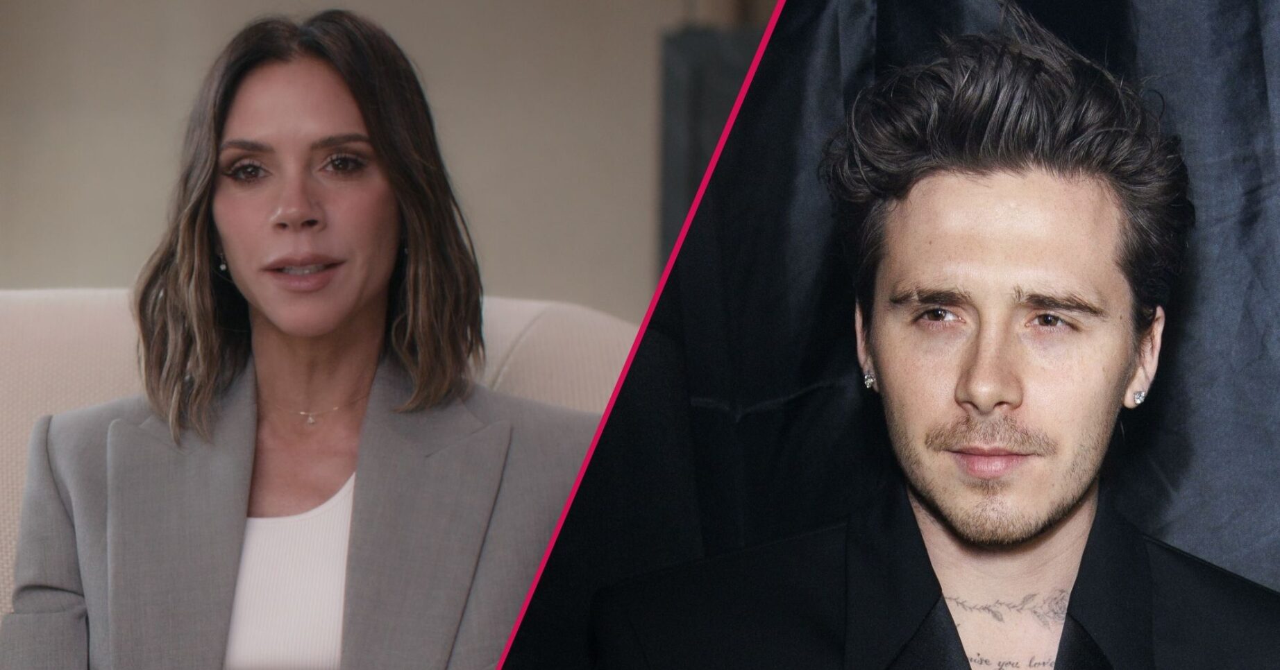 Victoria Beckham and Brooklyn Beckham