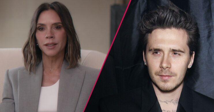 Victoria Beckham and Brooklyn Beckham