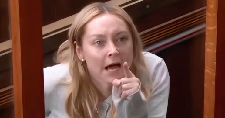 Coronation Street's Megan angry in court