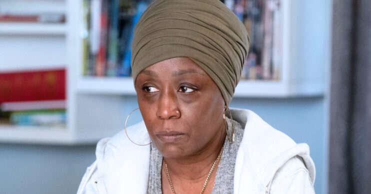 EastEnders' Denise miserable