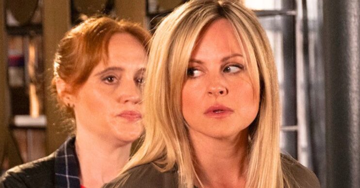 Coronation Street's Sarah being arrested