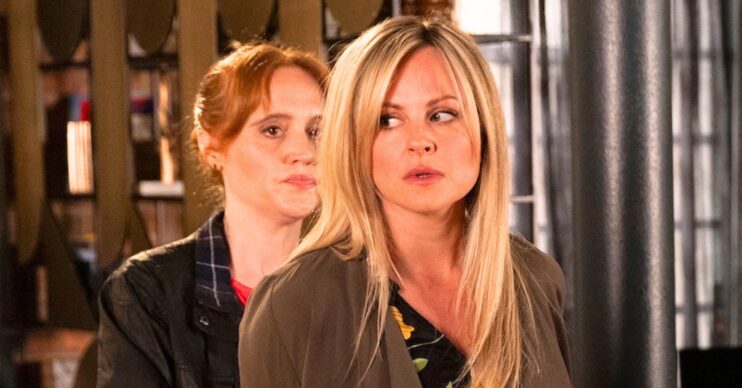 Coronation Street's Sarah being arrested