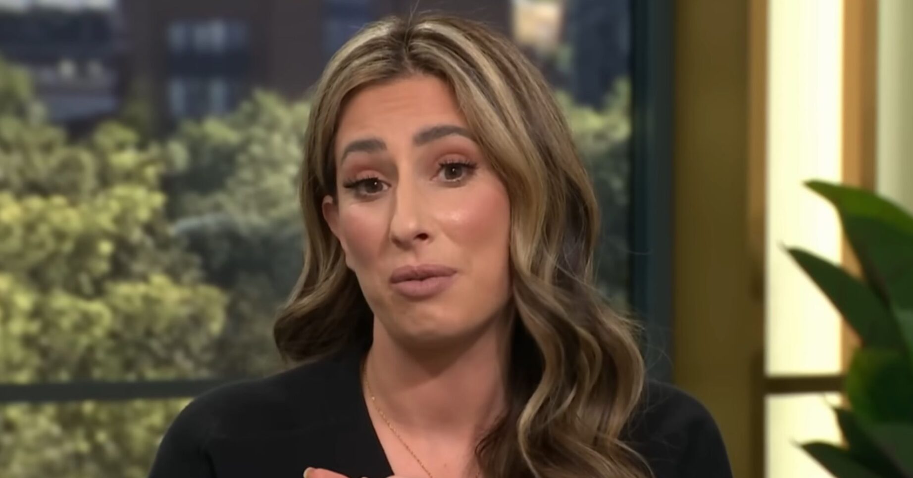 Stacey Solomon talking on This Morning