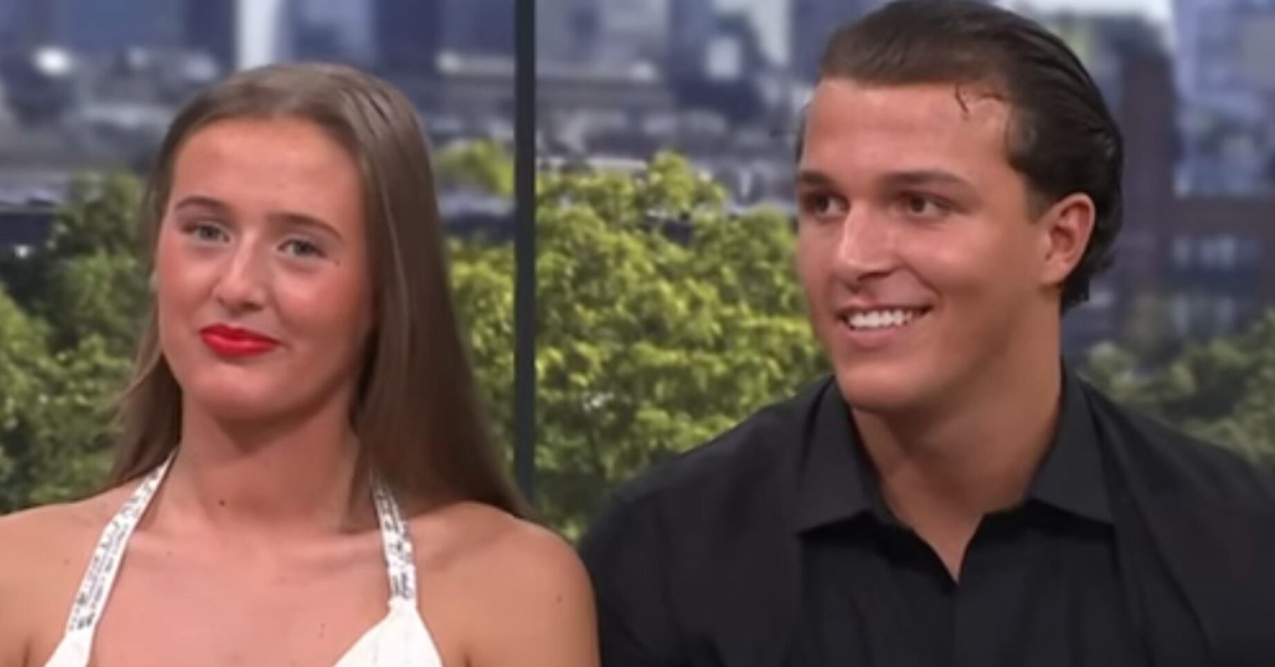 Venezuela Fury and Noah Price smiling