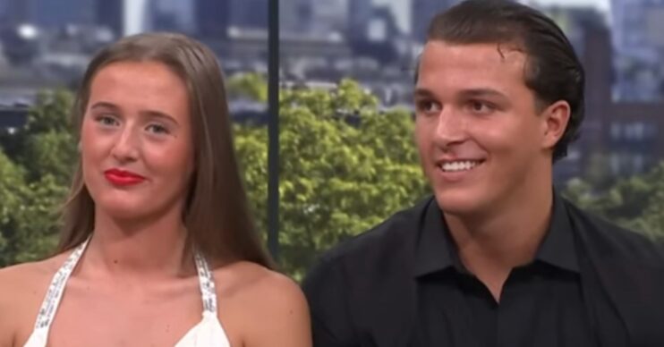 Venezuela Fury and Noah Price smiling